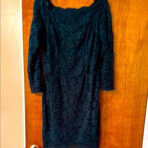 Elegant Black Lace Dress